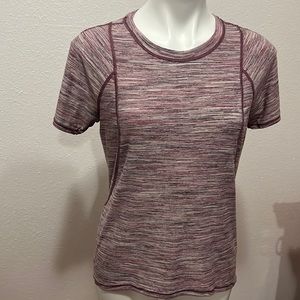 Lululemon Make Miles Count Short Sleeve Athletic Top Sz M